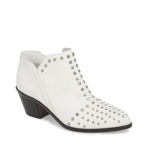 1. State Lola Studded White Bootie - NEVER WORN!!